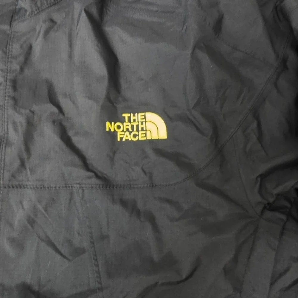 The North Face Resolve 2 Rain Jacket Mens Small Black Yellow Dryvent Hyvent S